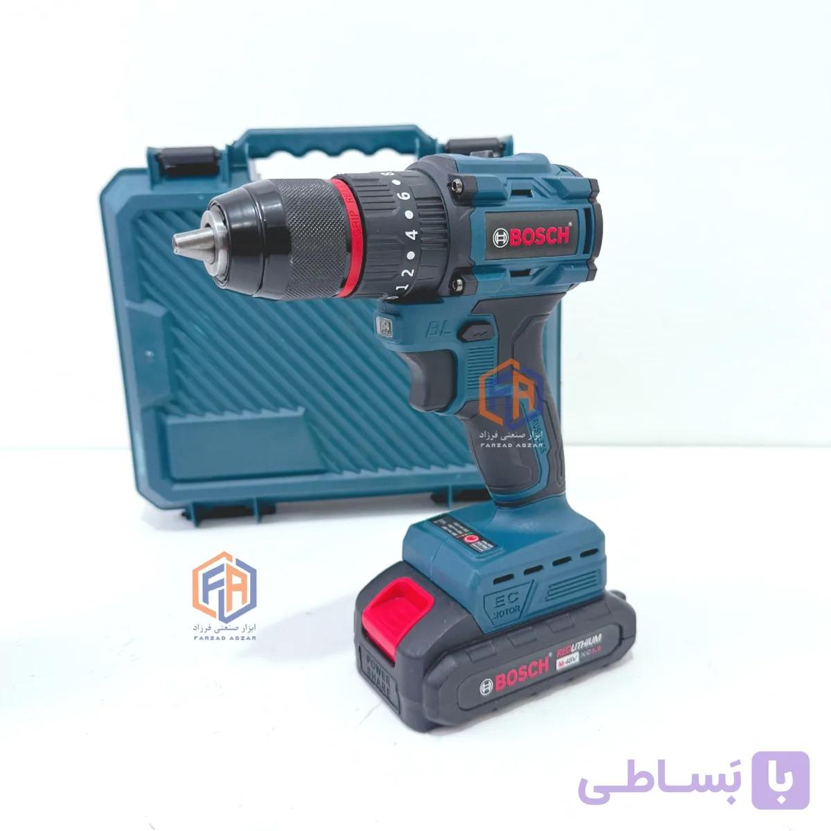 دریل شارژی بوش موتور براشلس مدل 48V — تصویر 1