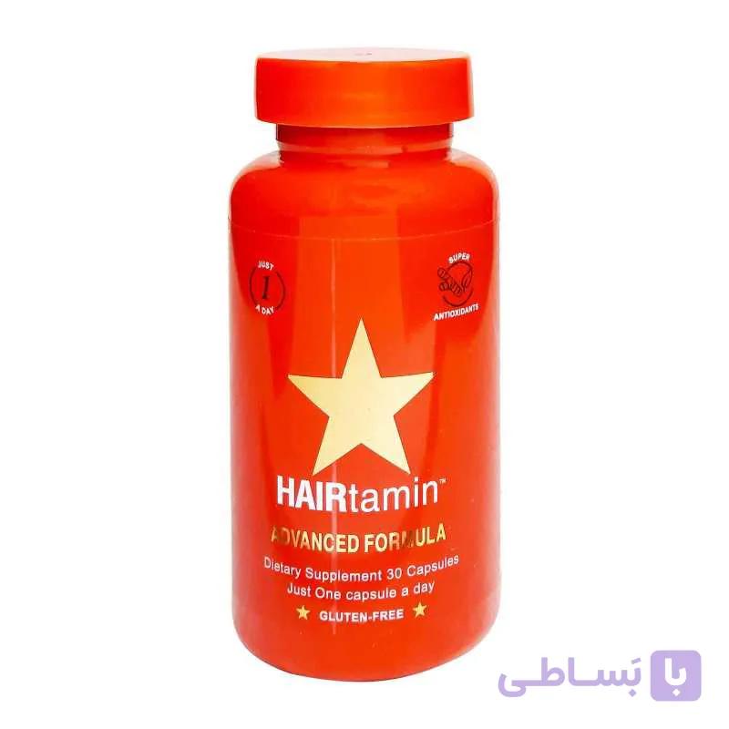 مکمل مولتی ویتامین تقویت موی هیرتامین (30 عددی) ساخت آمریکا اورجینال