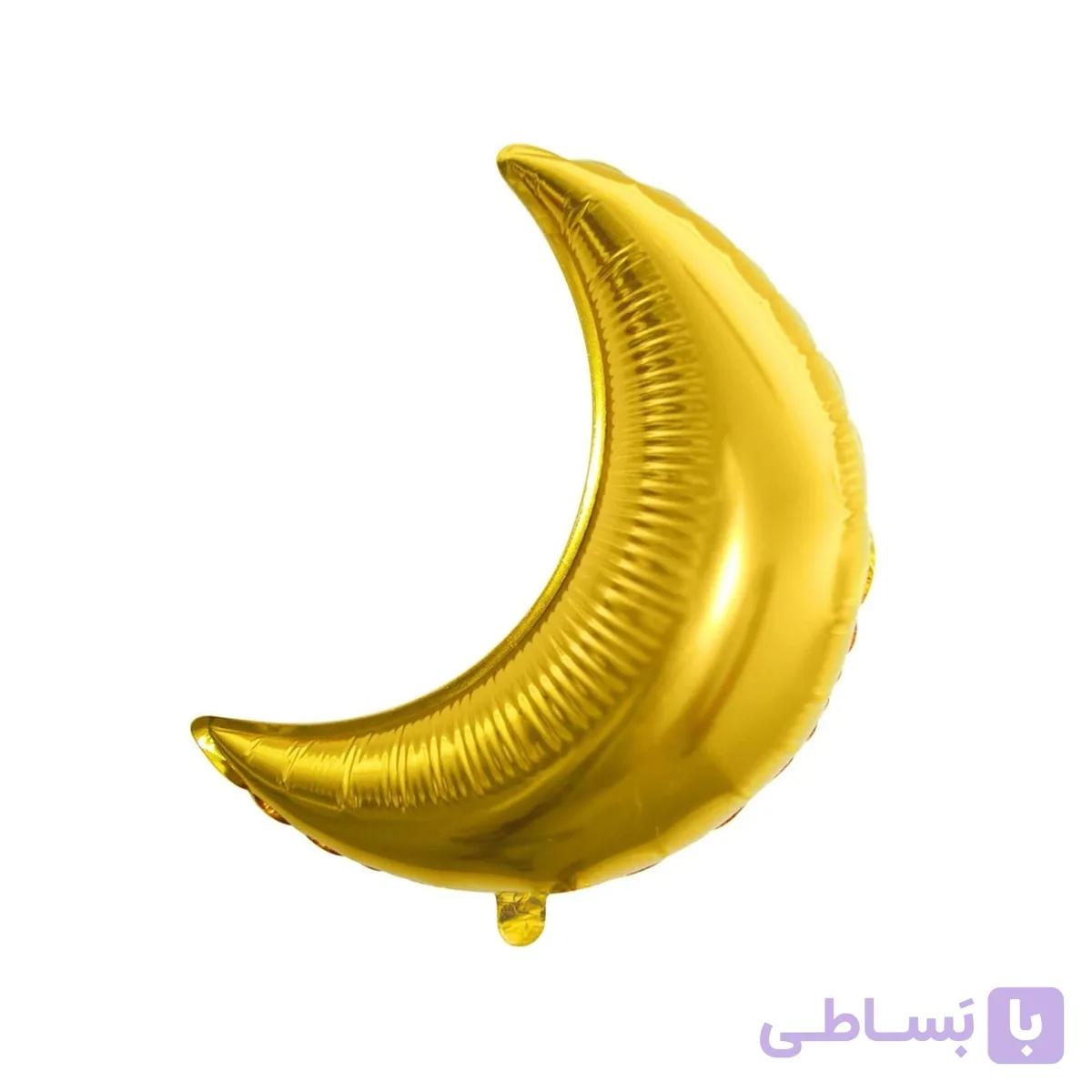 بادکنک فویلی ماه طلایی