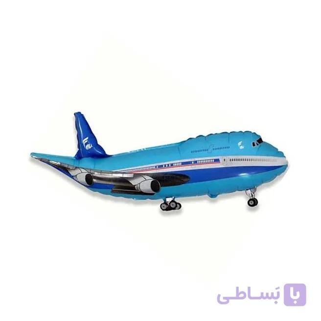 بادکنک فویلی هواپیما آبی