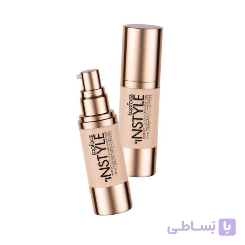 کرم پودر پمپی پرفکت کاوریج 004 تاپ فیس topface — تصویر 1