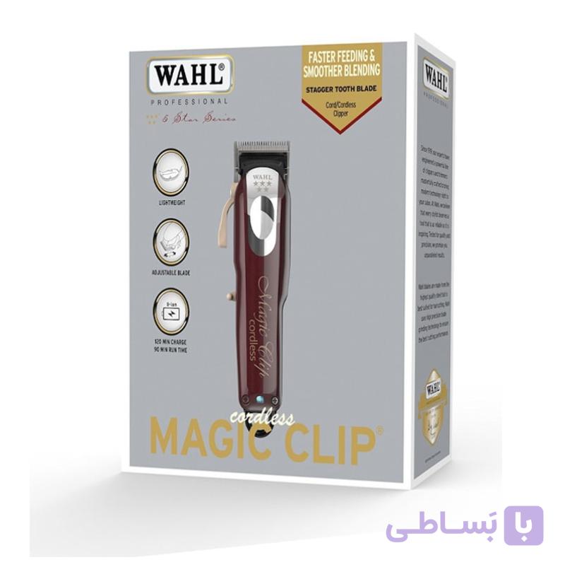 ماشین اصلاح بی سیم (برق و شارژ) سفارش آمریکا مجیک کلیپ وال WAHL — تصویر 1