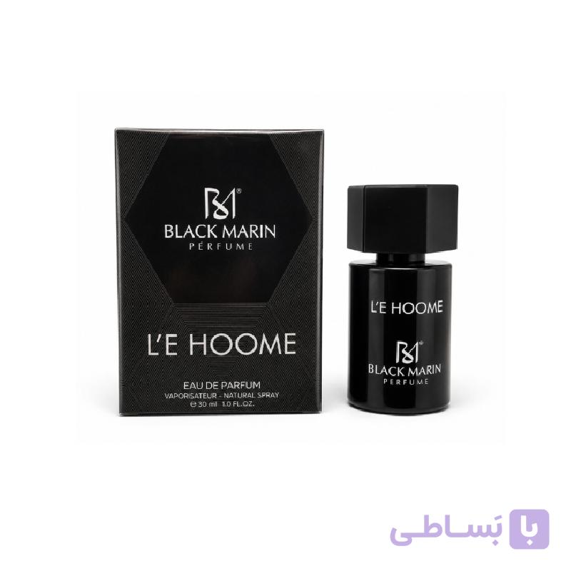 عطر ادوپرفیوم 30 میل مردانه LE HOOM بلک مارین BLACK MARIN — تصویر 1