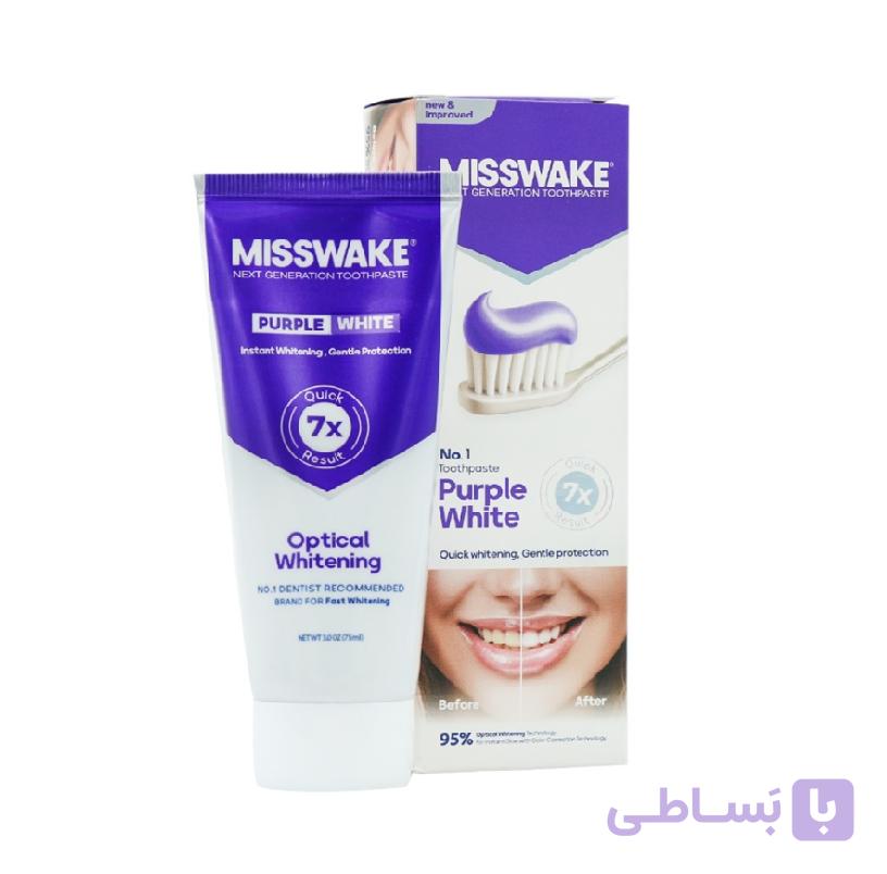 خمیر دندان ضد زردی میسویک MISSWAKE — تصویر 1