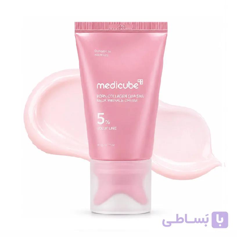 کرم گواشا ضد چروک صورت و گردن کلاژن PDRN مدی‌ کیوب medicube