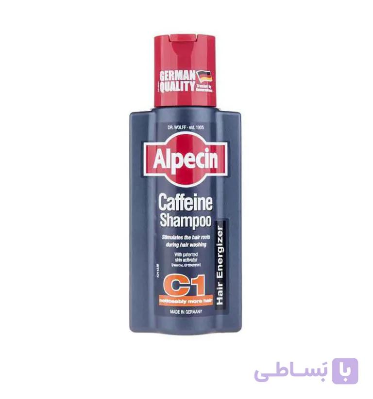 شامپو مو آلپسین مدل C1 با عصاره کافئین (حجم250ml)