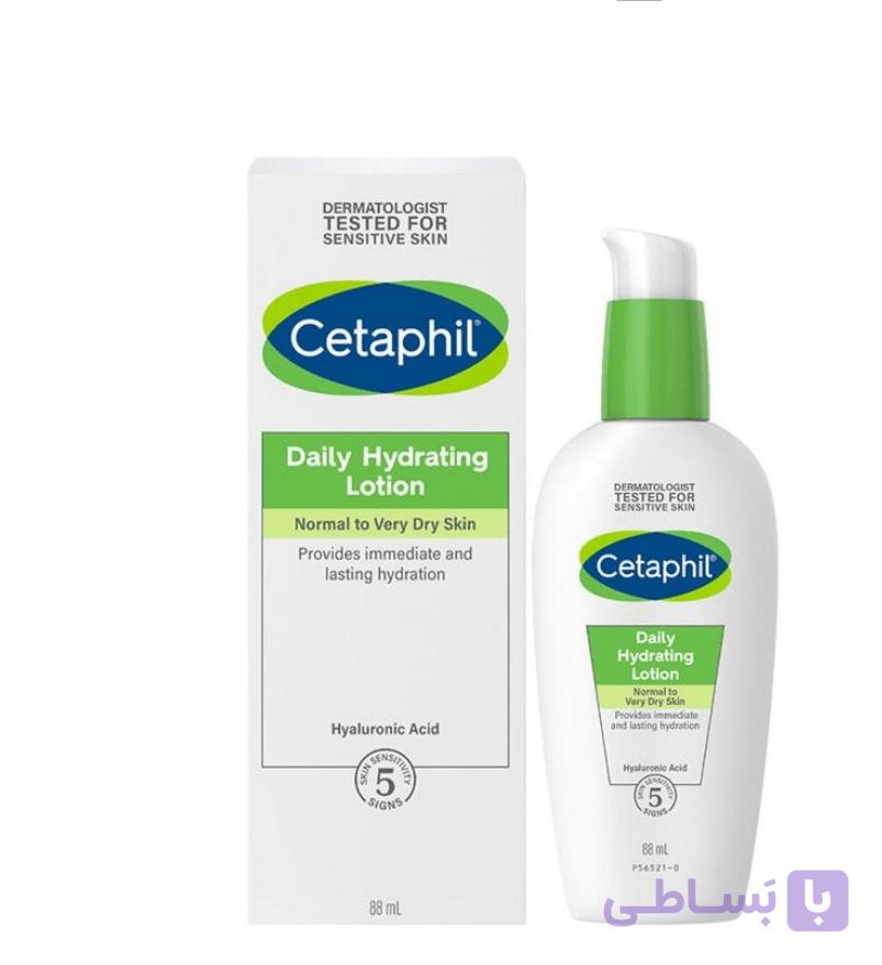 کرم لوسیون آبرسان و مرطوب کننده 24 ساعته ستافیل Cetaphil حجم 88 میل بدون چربی، ضدحساسیت — تصویر 1