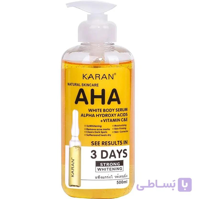 سرم روشن کننده AHA لنسیاد 500 میل | لایه بردار و شفاف کننده پوست — تصویر 1