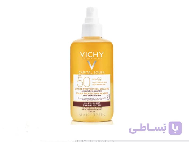 اسپری ضد آفتاب برنزه کننده و تقویت کننده ویشی — تصویر 1