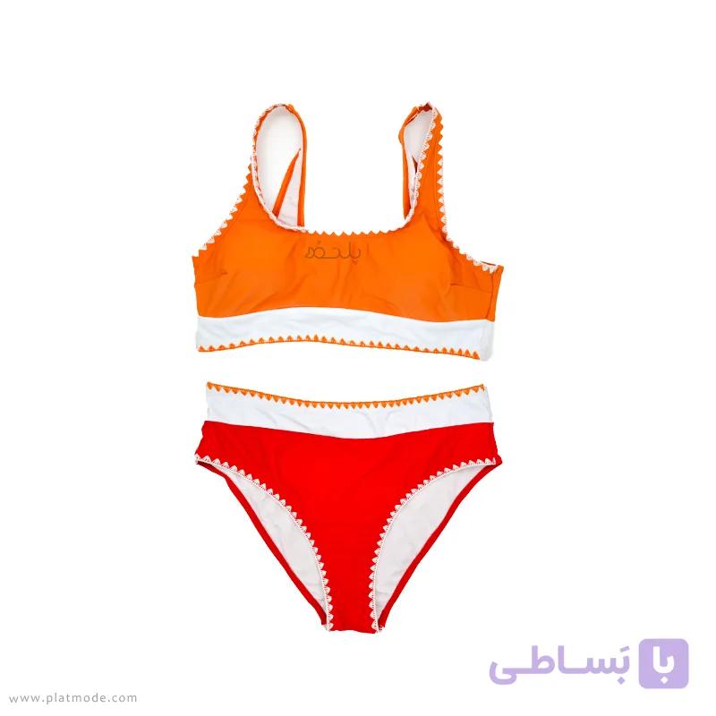 مایو استخر دو تکه سایز بزرگ — تصویر 1