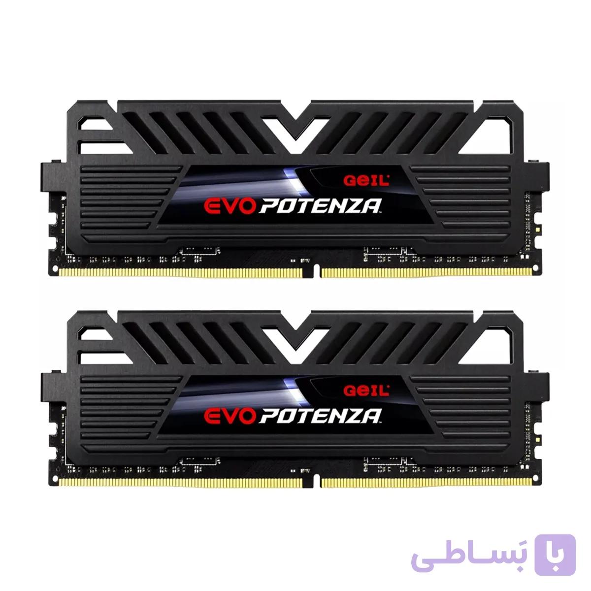 رم کامپیوتر DDR4 گیل مدل EVO Potenza دو کاناله 3200 مگاهرتز CL16 ظرفیت 16 گیگابایت — تصویر 1