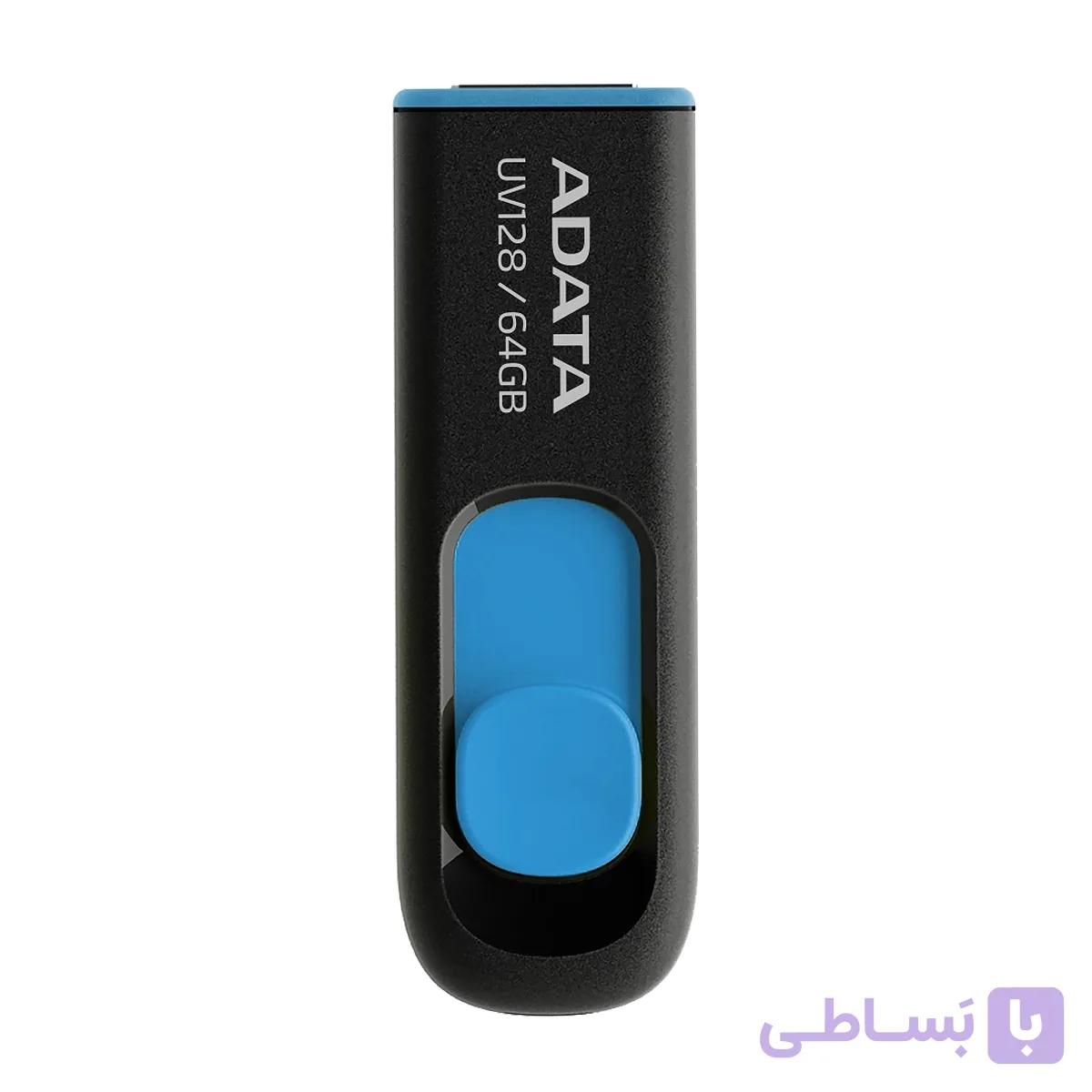 فلش مموری ای دیتا مدل UV128 ظرفیت 64 گیگابایت — تصویر 1
