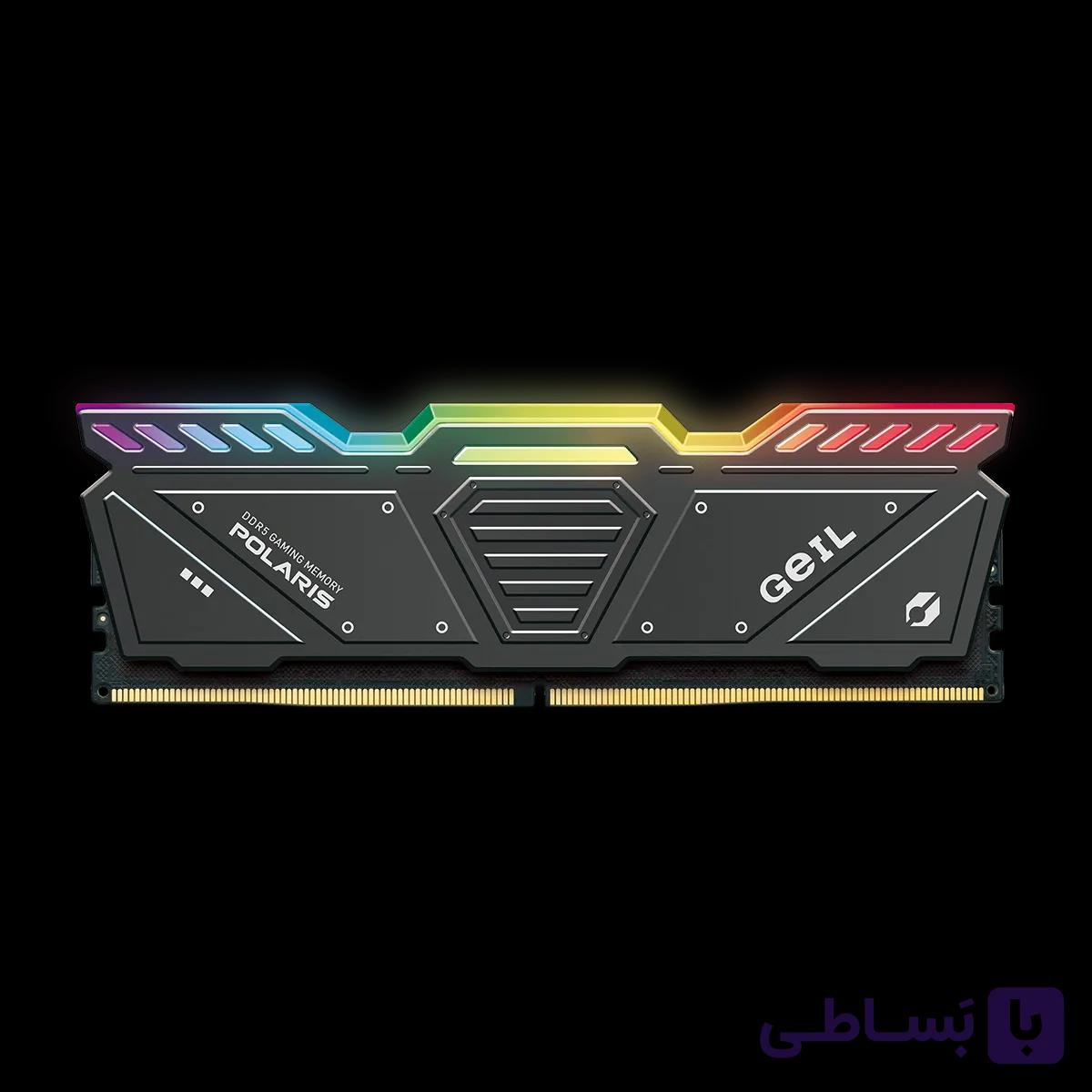 رم کامپیوتر DDR5 گیل مدل POLARIS RGB تک کاناله 5200 مگاهرتز CL42 ظرفیت 16 گیگابایت — تصویر 1