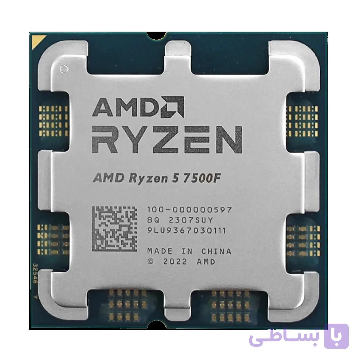 پردازنده مرکزی ای ام دی مدل Ryzen 5 7500F Tray — تصویر 1