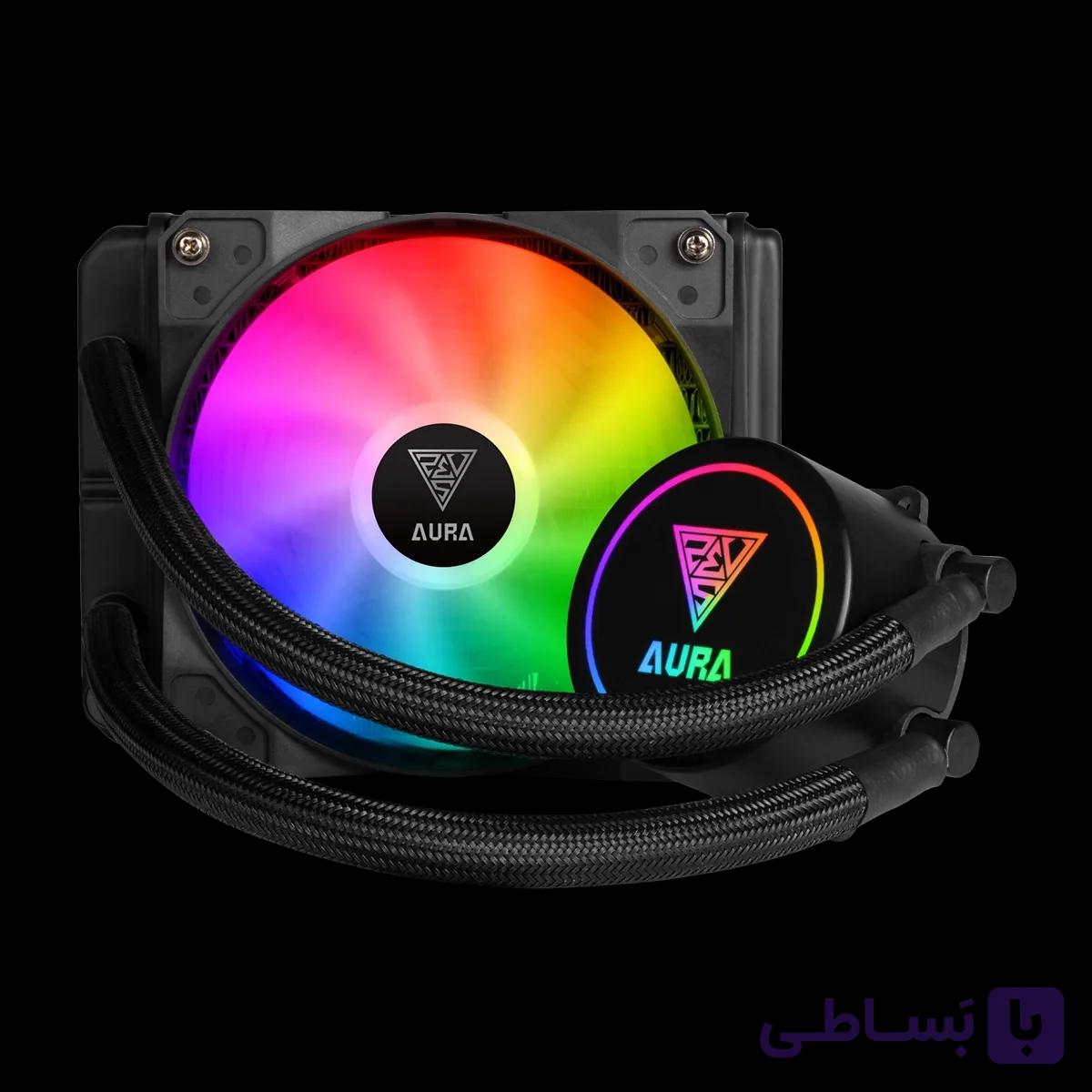 خنک کننده مایع پردازنده گیم دیاس AURA GL120 — تصویر 1