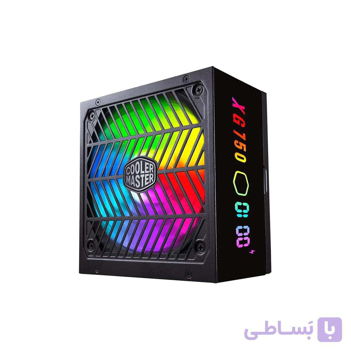 پاور کامپیوتر کولر مستر مدل XG750 Plus Platinum Full Modular ARGB — تصویر 1