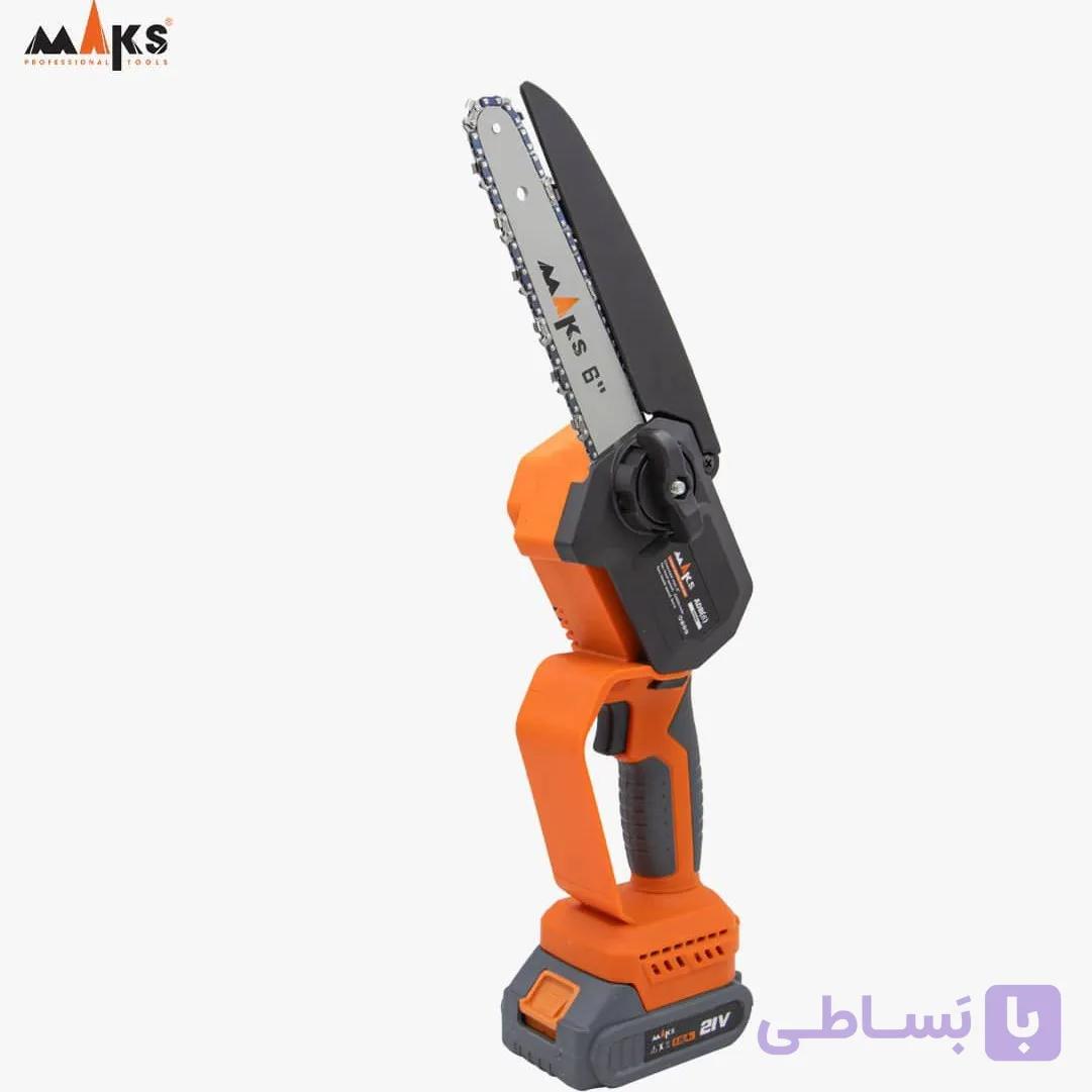 اره زنجیری شارژی مکس مدل ADB6 سایز ۱۵ سانت با باتری ۲۱ ولت — تصویر 1