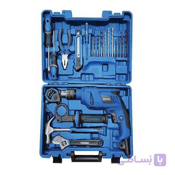 دریل چکشی ویوارکس مدل VR6520-IDK قدرت ۶۵۰ وات آچاری ۲۰ پارچه — تصویر 1