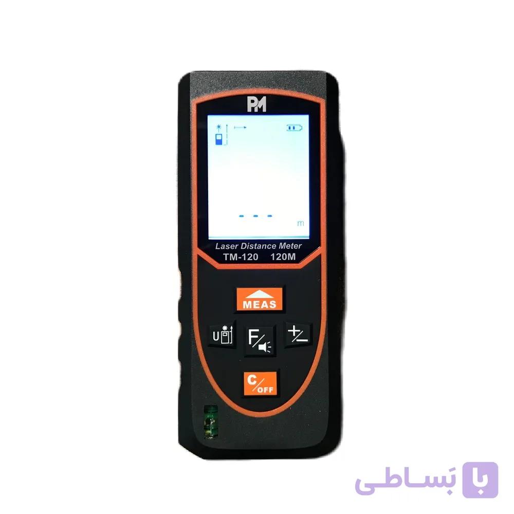 متر لیزری 120 متری نور سبز PM مدل LMG120 tm-120 — تصویر 1