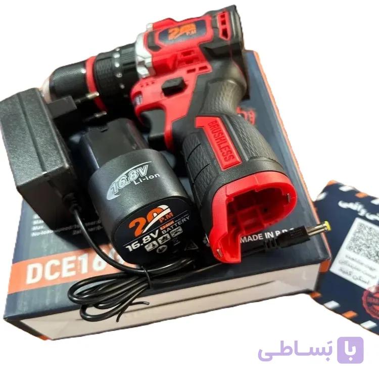 دریل شارژی 16.8 ولت براش لس چکشی نظام 13 بیست 20 DCE16G — تصویر 1