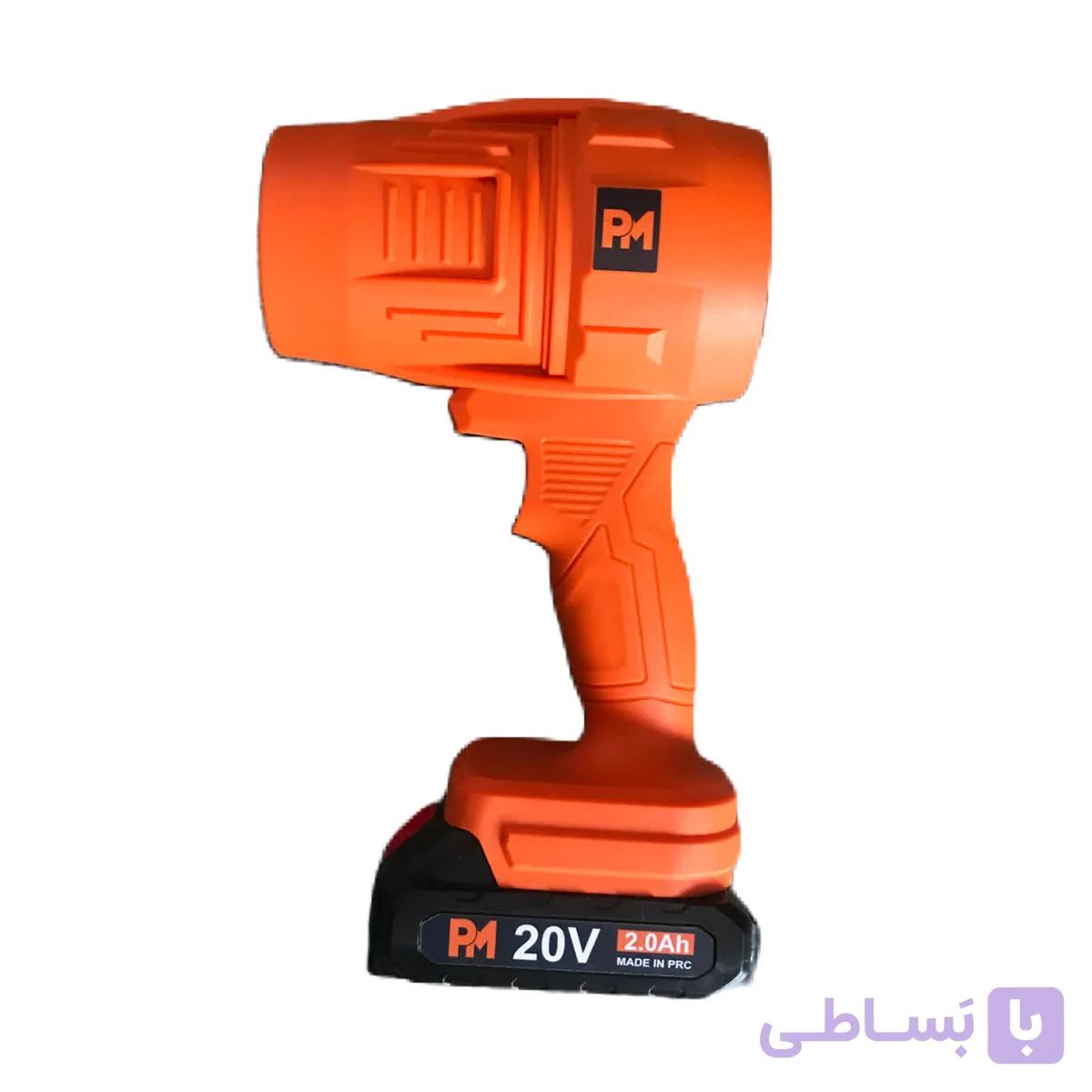جت فن شارژی تک باتری صنعتی PM پی ام بلوور شارژی مدل CB2 — تصویر 1