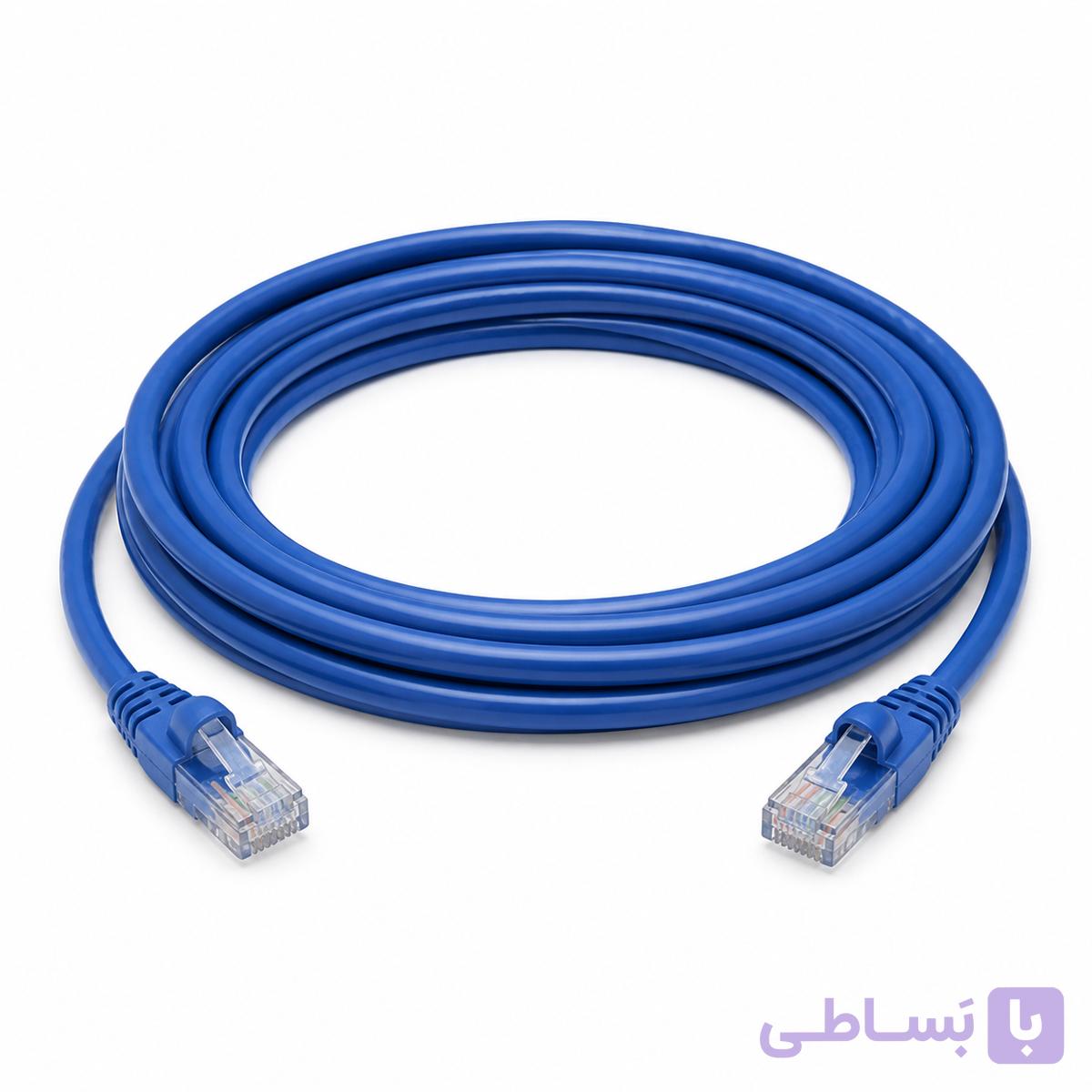 کابل شبکه LAN Cat6 متری با سوکت RJ45 | متراژ دلخواه