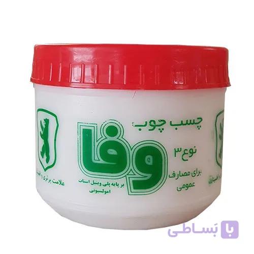 چسب چوب  نیم کیلویی  وفا