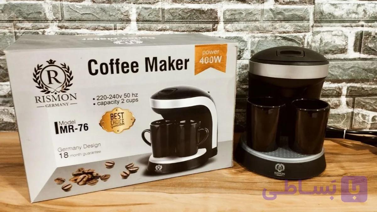 قهوه ساز ریسمون مدل MR-76 با توان 400 وات و فیلتر دائمی هزینه ارسال پس کرایه برعهده مشتریe — تصویر 1