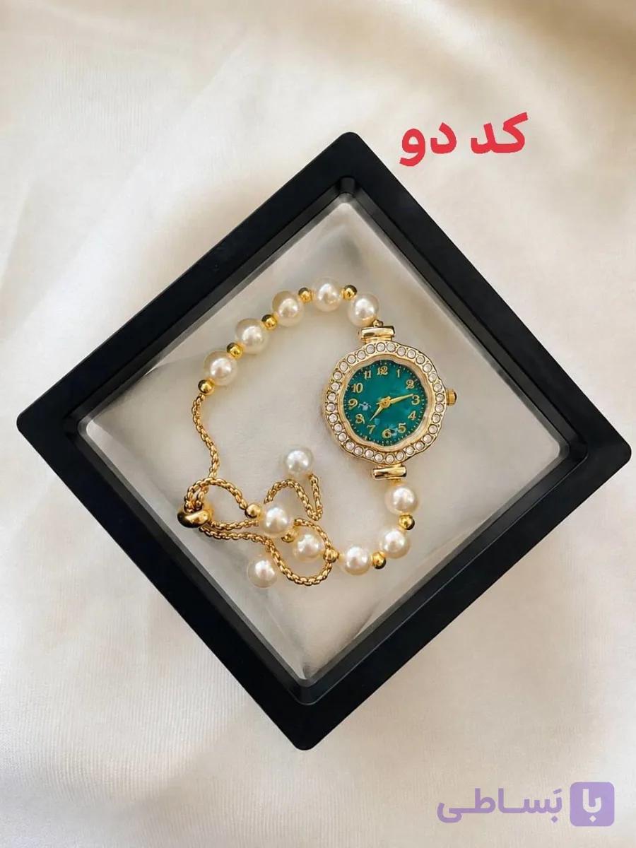 ساعت مرواریدی ساعت کرواتی ساعت زنانه 81674 ارسال رایگان — تصویر 1