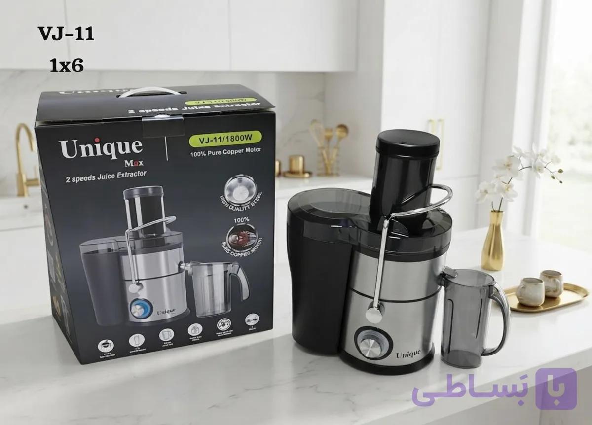 آبمیوه‌گیری یونیک مکس مدل VJ-11 — تصویر 1
