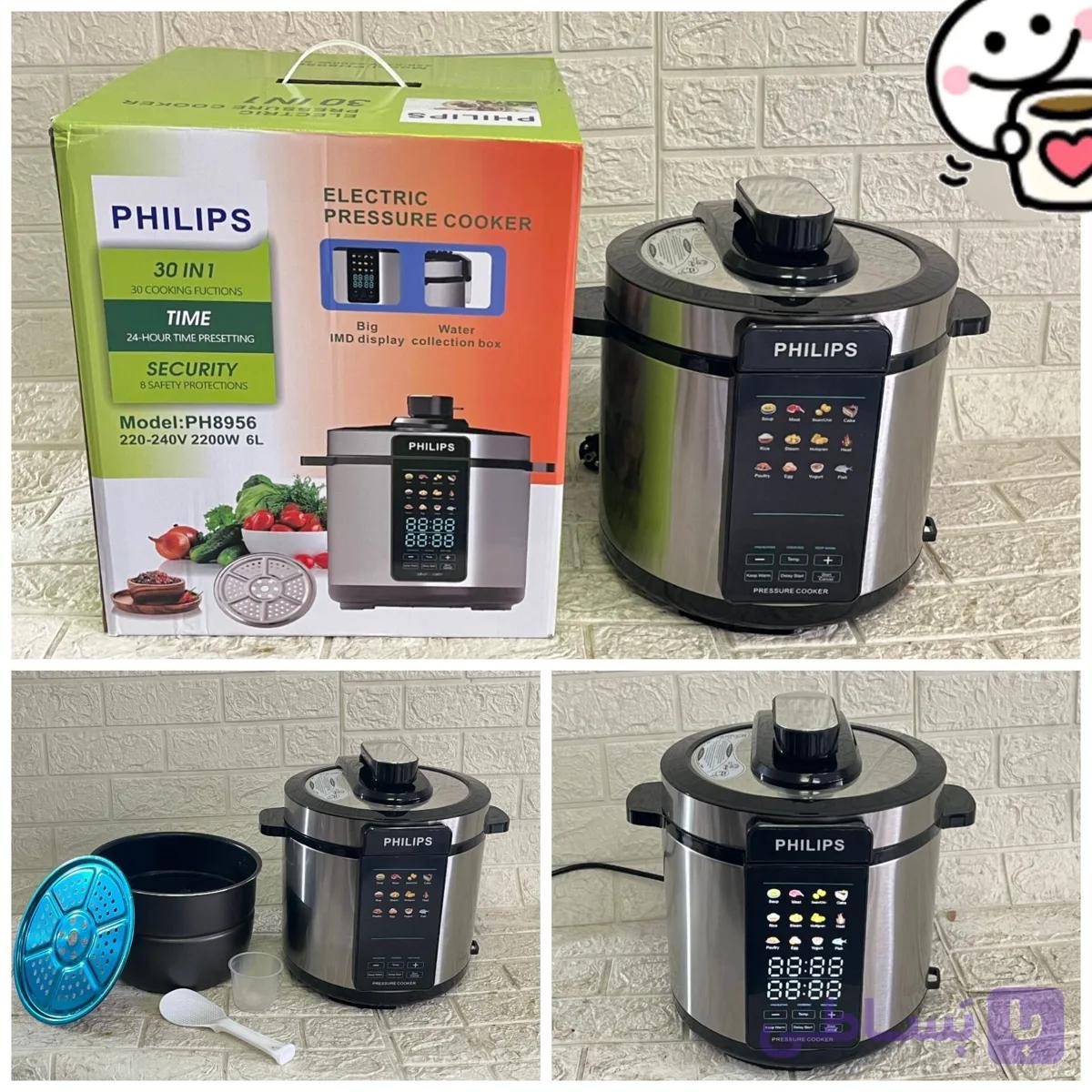 پلوپز و زودپز برقی چندکاره فیلیپس مدل PH8956 ظرفیت 6 لیتر