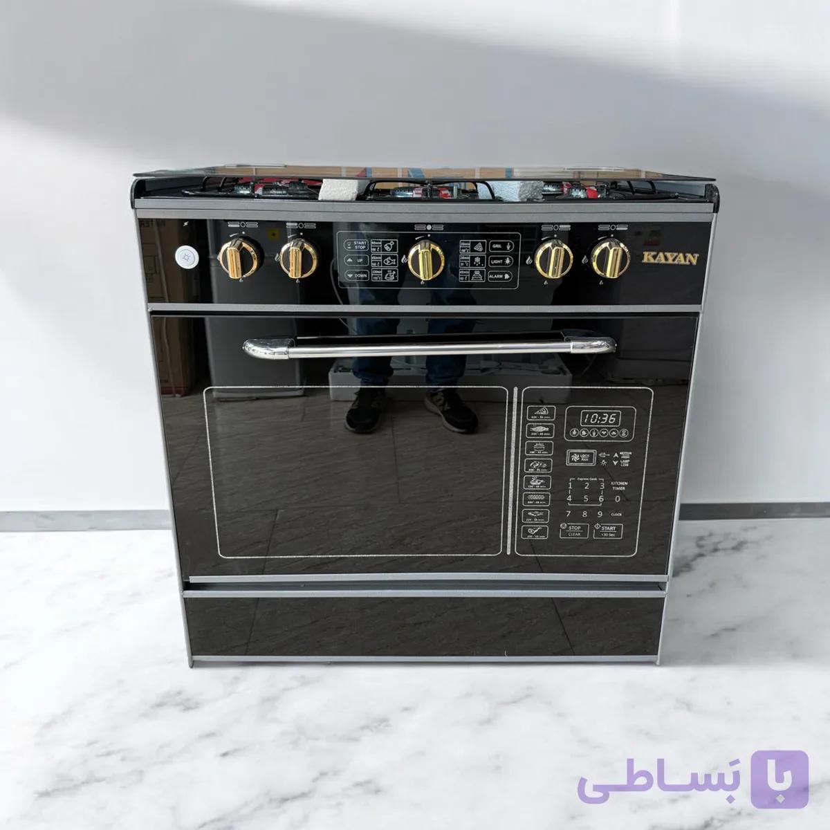 اجاق گاز طرح فر بدنه فلز هزینه ارسال پس کرایهy — تصویر 1