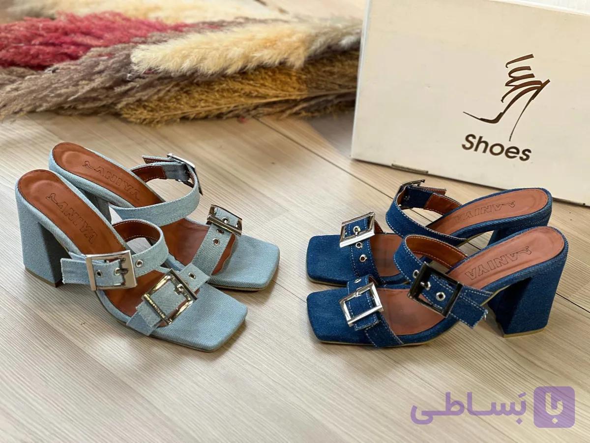 صندل جین زنانه ارسال رایگان — تصویر 1