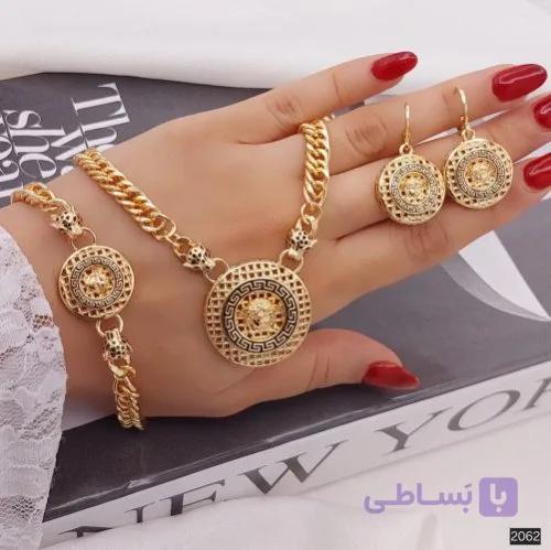 سرویس ورساچه کارتیر جدید استیل کوپر رنگ ثابت بدون حساسیت 2062