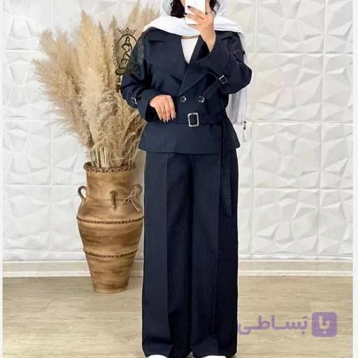 کت و شلوار غزاله ارسال رایگان کد۷۸۷ — تصویر 1