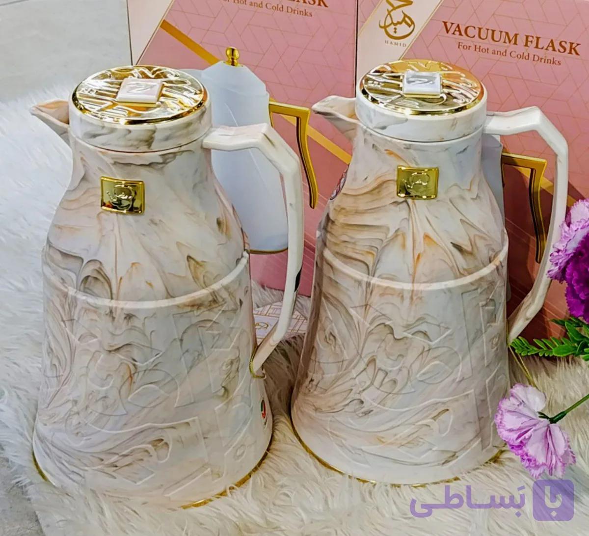 فلاسک دوقلو ویژمون ؛ انتخابی لوکس برای پذیرایی حرفه‌ای ارسال پس کرایهt — تصویر 1