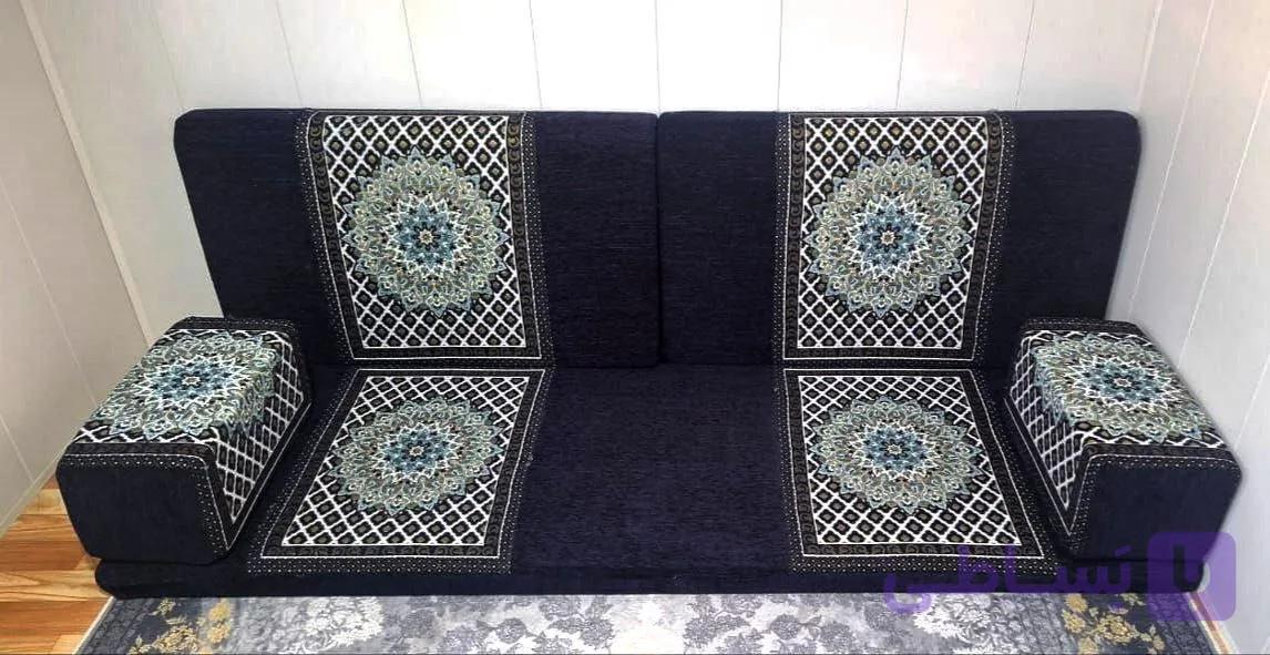 مبل خلیجی قابدار کیفیت تضمینی هزینه ارسال پس کرایه بامشتری — تصویر 1