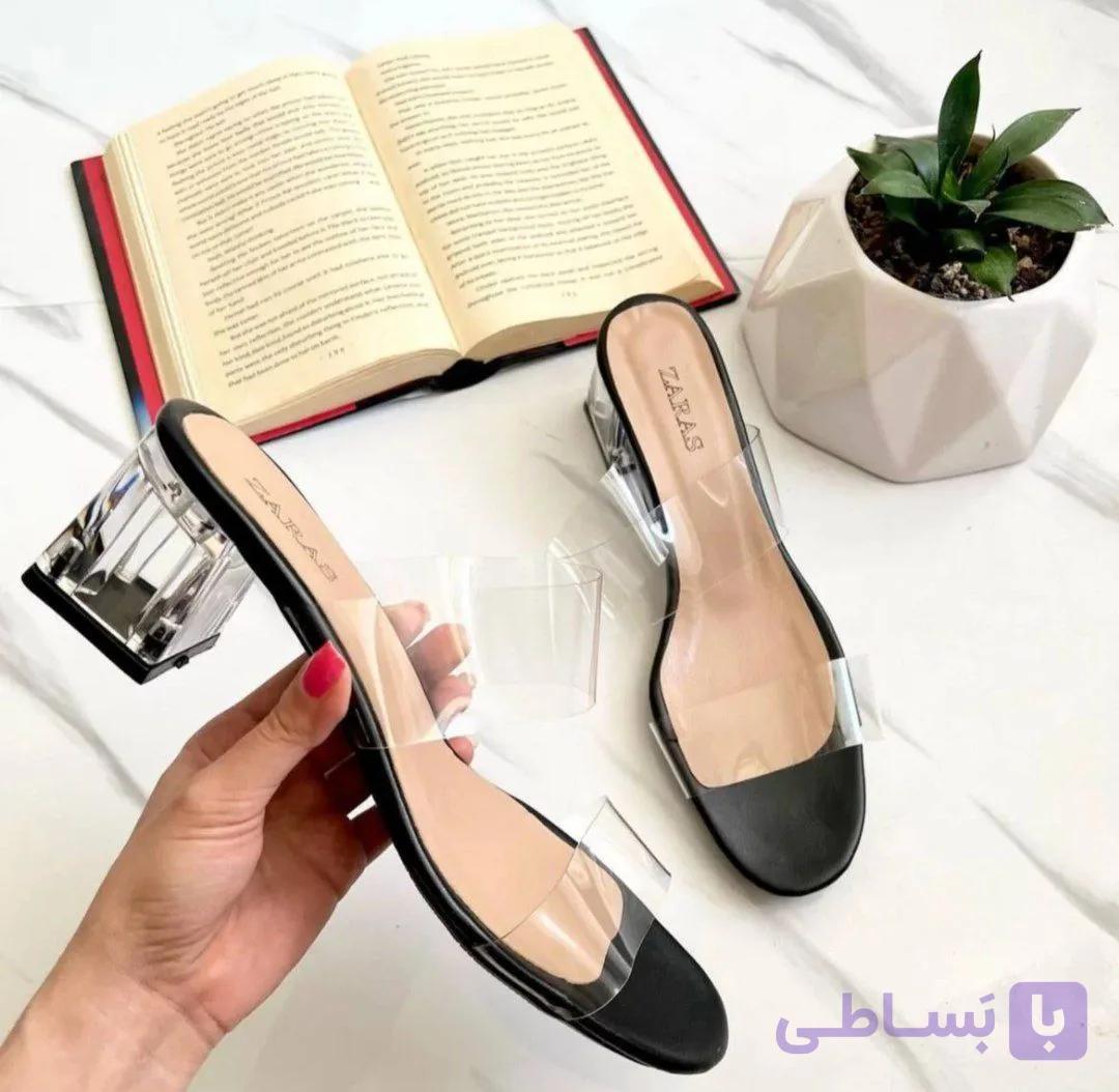 صندل مجلسی صندل شیشه ای مدل Prada ارسال رایگان ۱۰روزه — تصویر 1