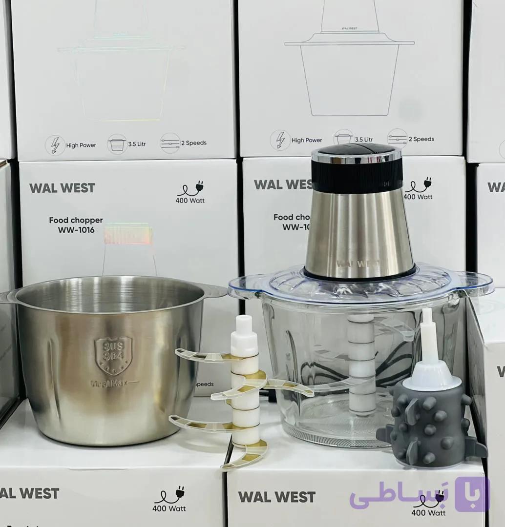 خردکن دوکاسه وال وست مدل WW-1016 هزینه ارسال پس کرایه بامشتریt