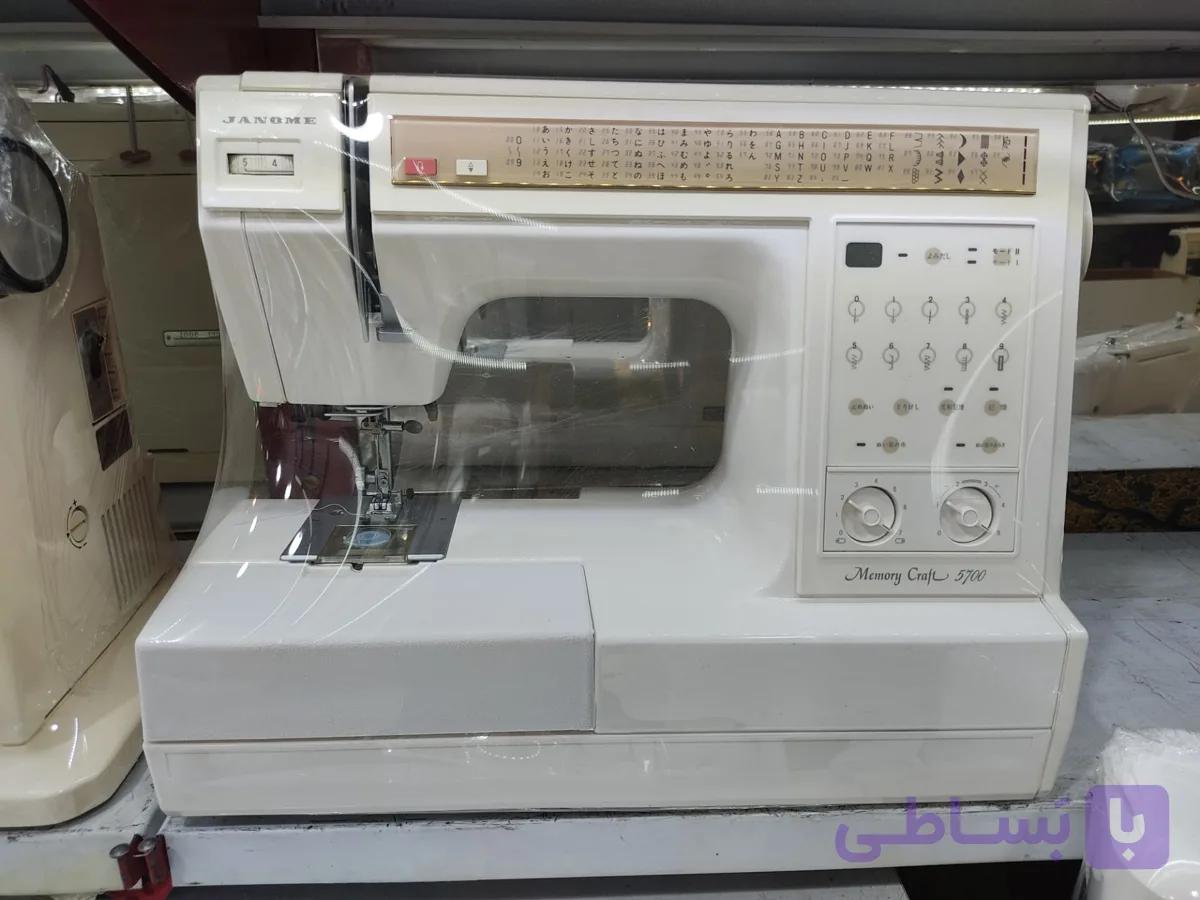 «خرید چرخ خیاطی ژانومه اصل ژاپن مدل 5700 | 100 مدل دوخت»هزینه ارسال پس کرایه