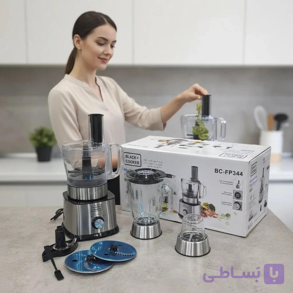 غذاساز چندکاره بلک کوکر مدل BC-FP344 قیمت ویژه از آنلاین شاپ لیان — تصویر 1