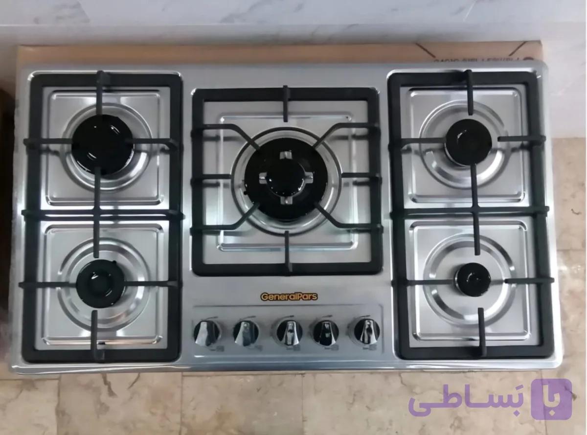اجاق گاز صفحه ای جنرال پارس هزینه ارسال پس کرایه بامشتری e — تصویر 1