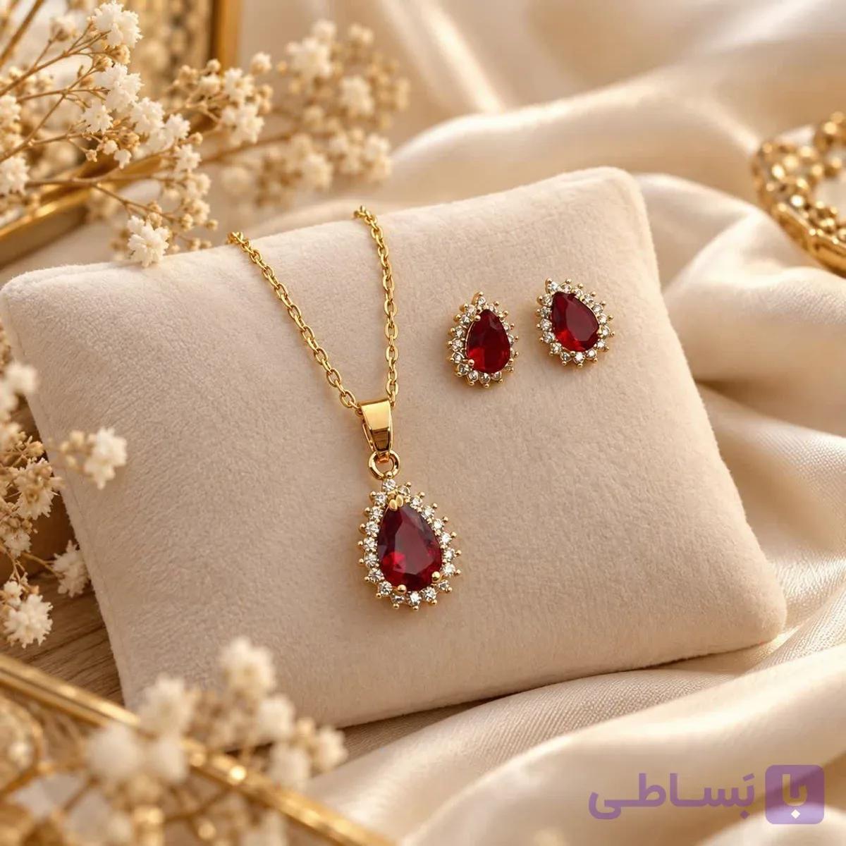 نیمست Fashion Jewelry کد 3215 ارسال رایگان K — تصویر 1