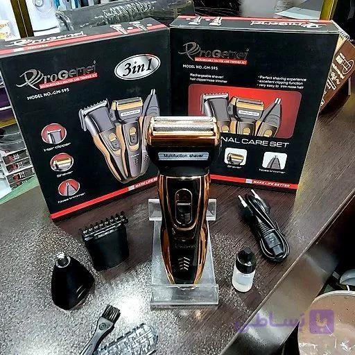موزر ۳ کاره پروجمی 595 خرید ماشین اصلاح Progemei GM-595 اصل ارسال پس کرایه — تصویر 1