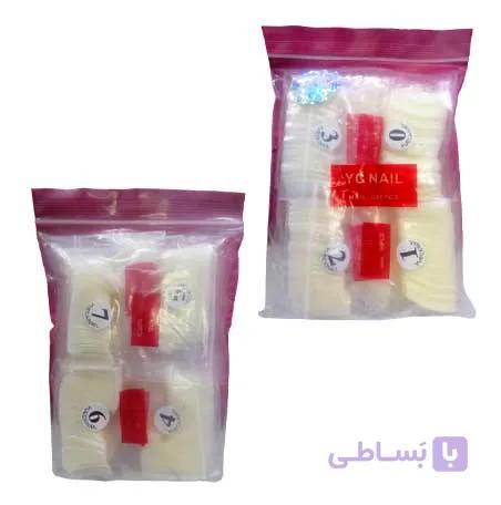تیپ ناخن ۵۰۰ عددی کیسه ای