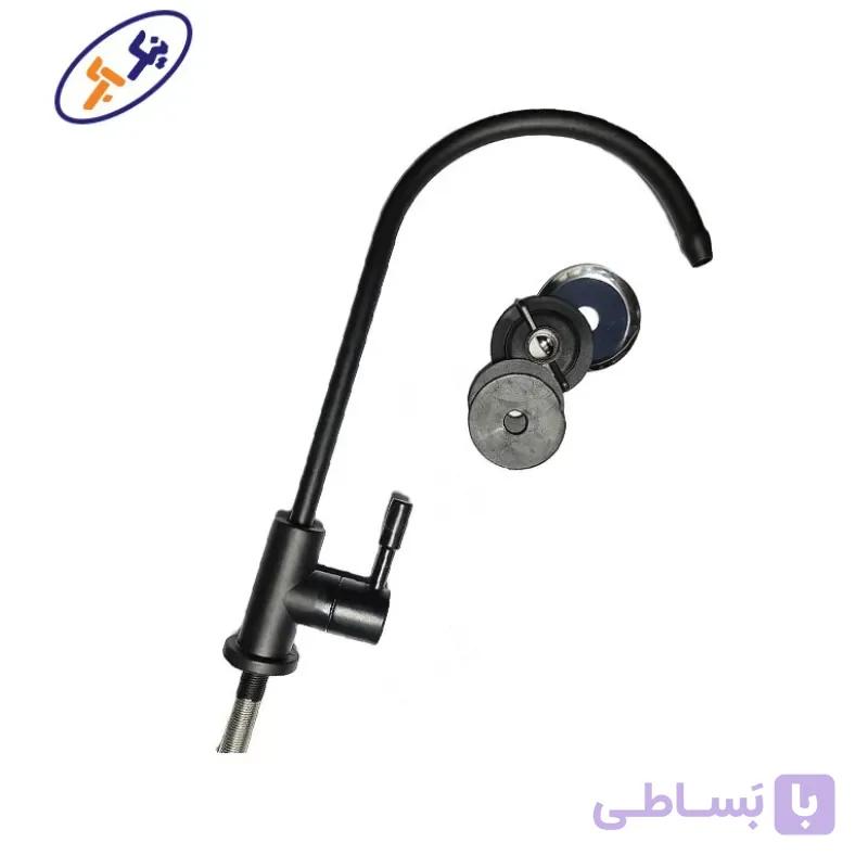 شیر برداشت تصفیه آب مدل اهرمی مشکی
