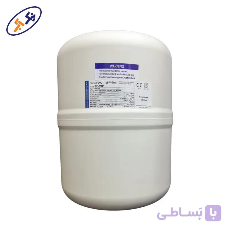 مخزن تصفیه آب خانگی تانک پک اصل تایوان مدل ۱۹p — تصویر 1