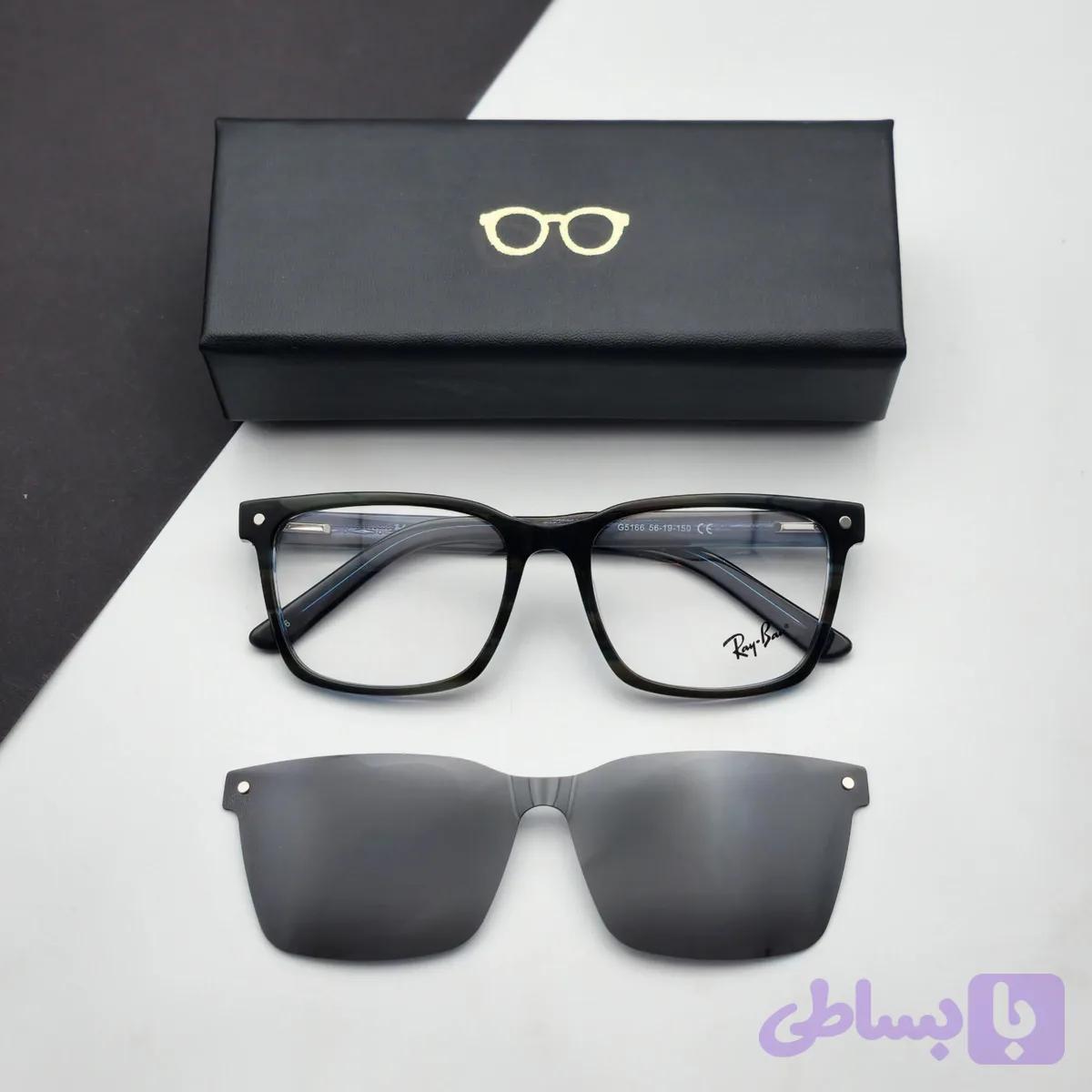 عینک طبی کاوردار ریبن مدل G5166c6 — تصویر 1