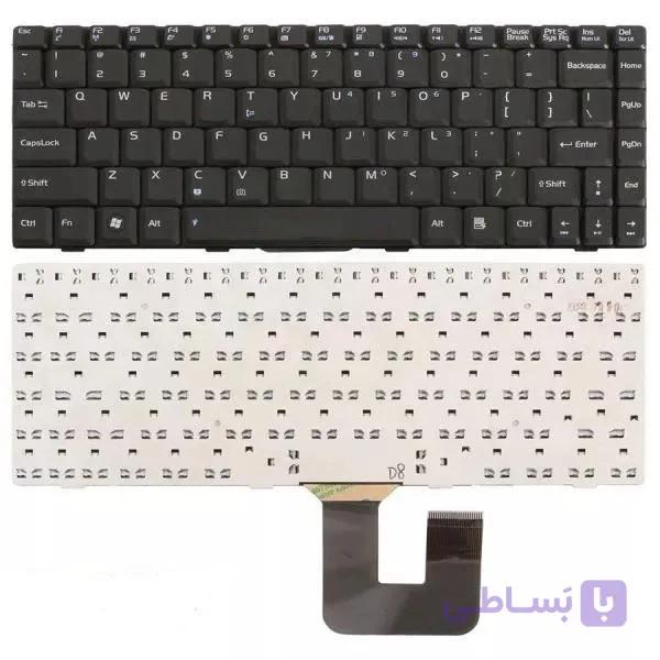 کیبورد سفید رنگ لپ تاپ ASUS F6 F9 F6A F6E F6H F6S F6V F9D F9E F9F F9J F9S U3 U3S U6E U6S — تصویر 1