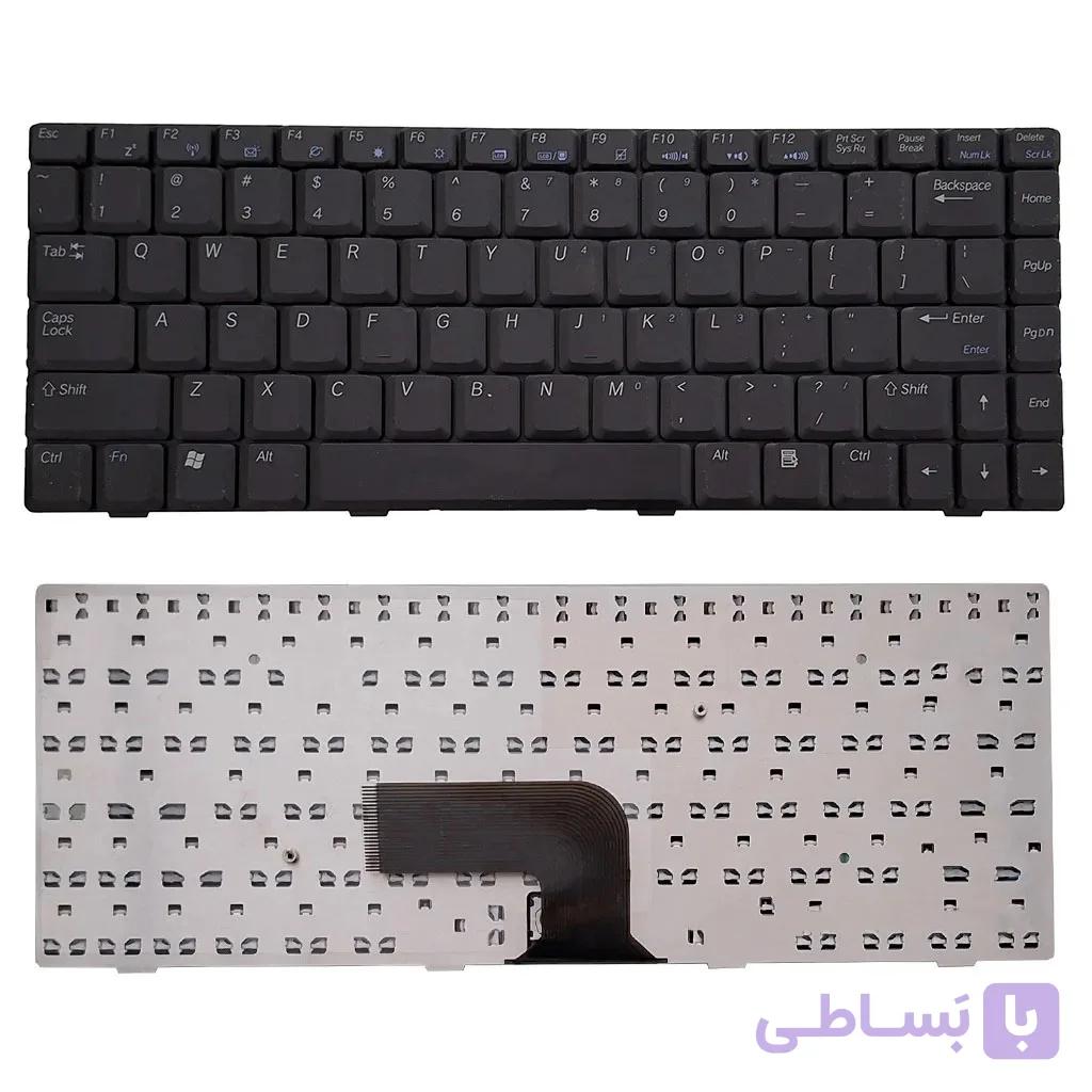 کیبورد لپ تاپ ایسوس Asus W7 اینتر بزرگ — تصویر 1